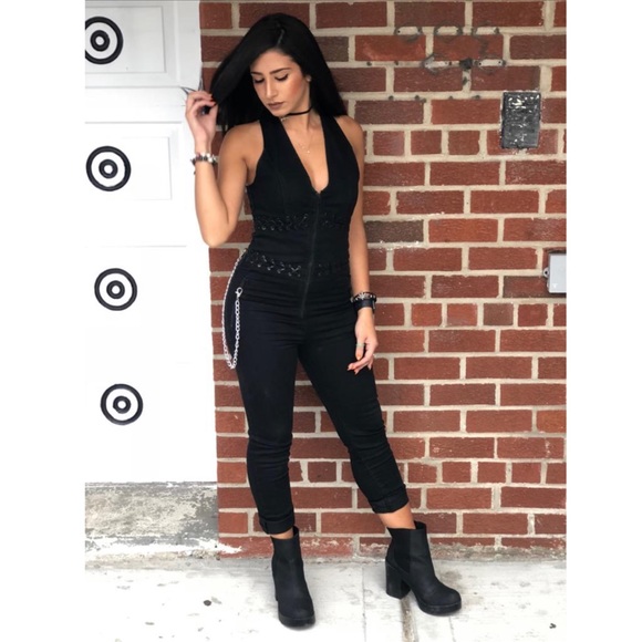 Diesel Pants - Beautiful Diesel Denim zip front jumpsuit 🖤